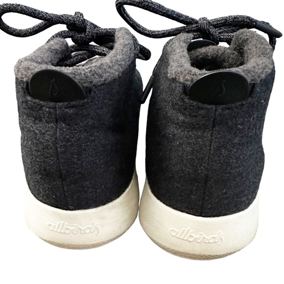ALLBIRDS Men’s Grey Merino Wool Sneaker Hi-Tops 8 - Picture 5 of 9